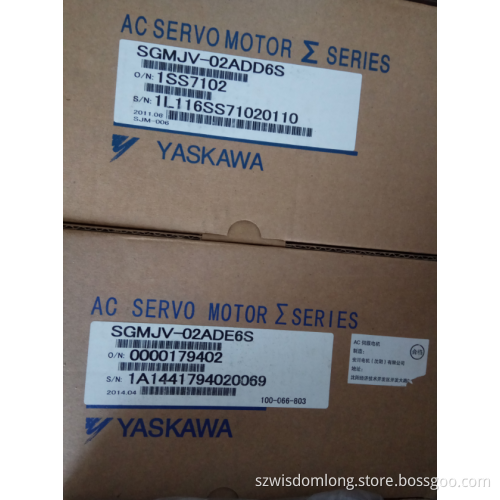 Yaskawa Motor SGMJV-02ADE6S NEW